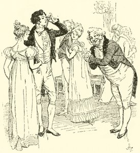 In the Ballroom at Netherfield by Hugh Thomson
